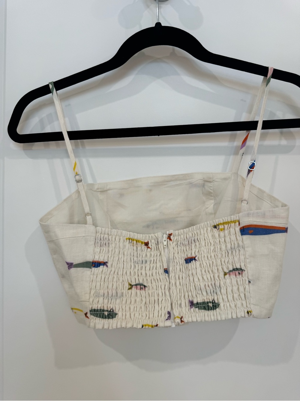 STAUD Fish-Print Skirt and top combo - Picture 8 of 8